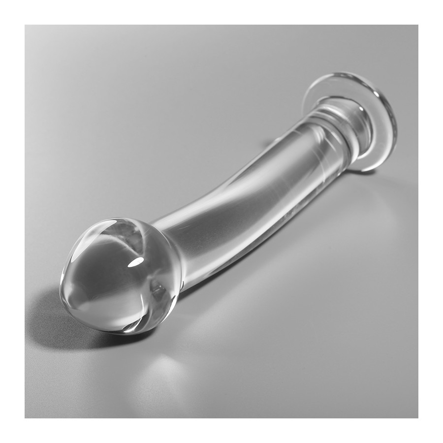 NEBULA SERIES BY IBIZA - MODELLO 11 DILDO IN VETRO BOROSILICATO 16 X 3 CM ROSA